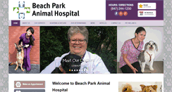Desktop Screenshot of beachparkanimalhospital.com